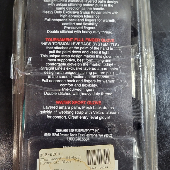 Never used Straight Line water aport gloves - Picture 3 of 3